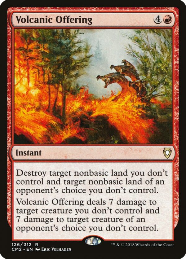 Volcanic Offering [Commander Anthology Volume II] Online now