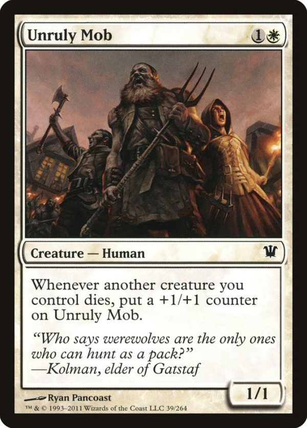 Unruly Mob [Innistrad] Cheap