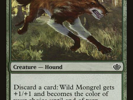 Wild Mongrel [Duel Decks: Garruk vs. Liliana] Online now