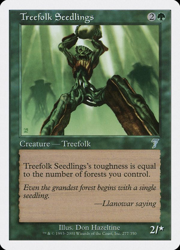 Treefolk Seedlings [Seventh Edition] Fashion