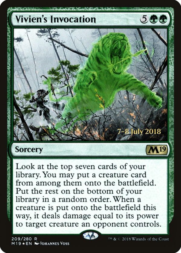 Vivien s Invocation [Core Set 2019 Prerelease Promos] For Cheap