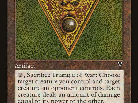 Triangle of War [Visions] For Discount