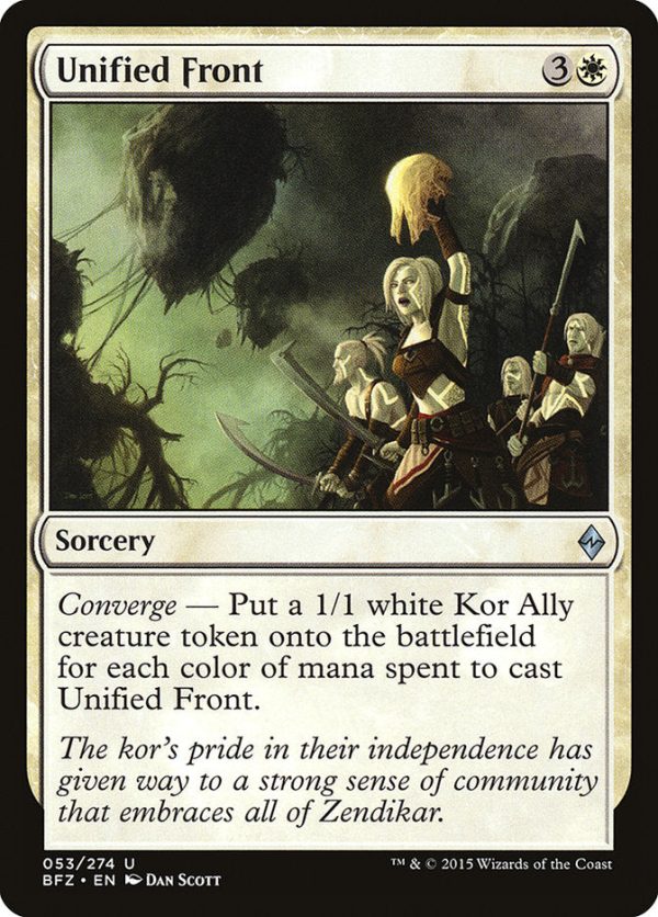 Unified Front [Battle for Zendikar] For Sale