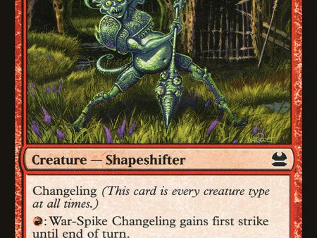 War-Spike Changeling [Modern Masters] For Discount