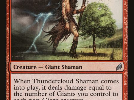 Thundercloud Shaman [Lorwyn] Online Sale