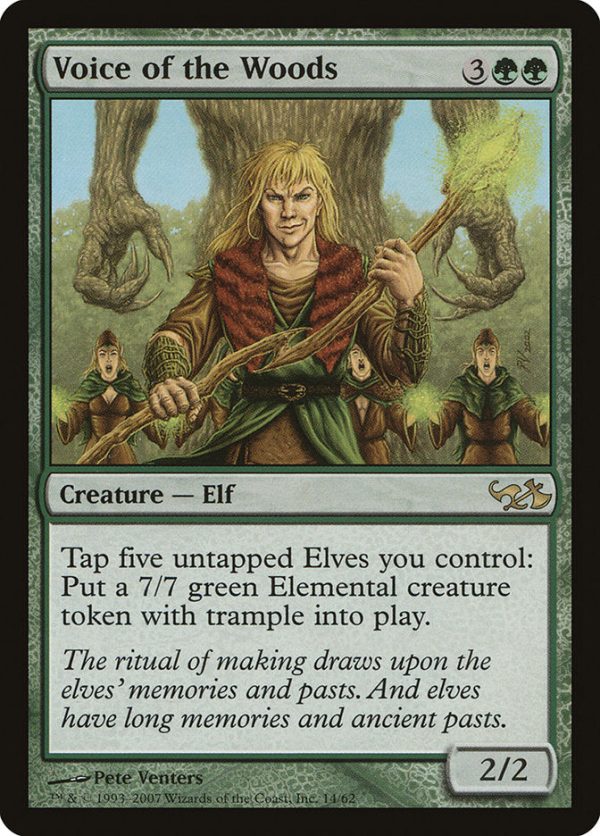 Voice of the Woods [Duel Decks: Elves vs. Goblins] Hot on Sale