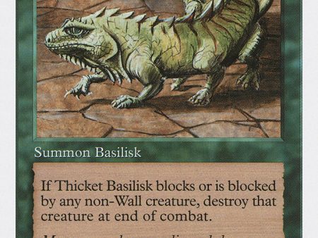 Thicket Basilisk [Fifth Edition] For Sale