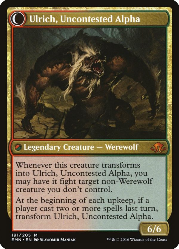 Ulrich of the Krallenhorde    Ulrich, Uncontested Alpha [Eldritch Moon] Hot on Sale