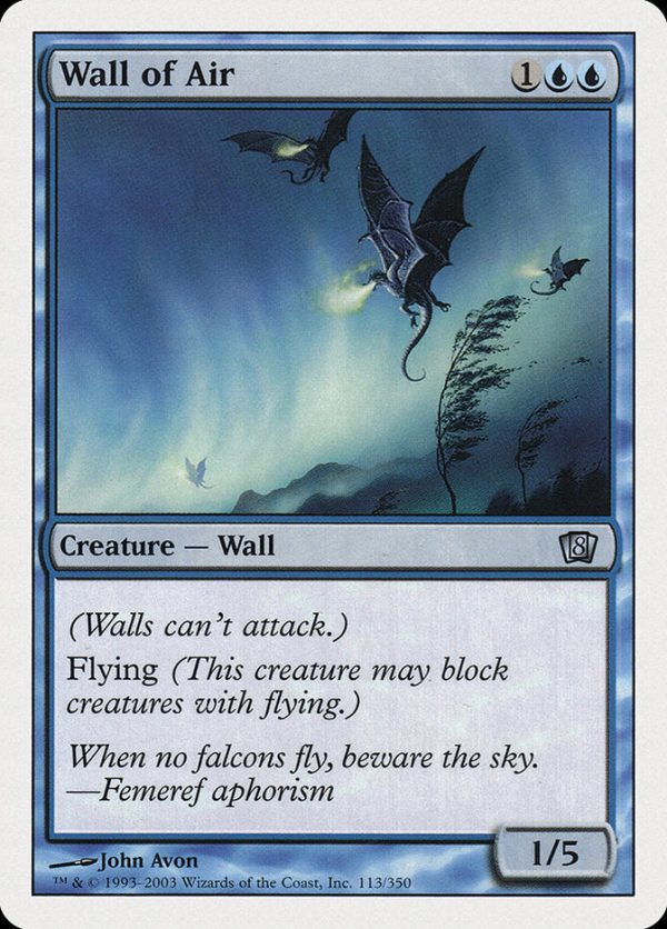 Wall of Air [Eighth Edition] For Discount