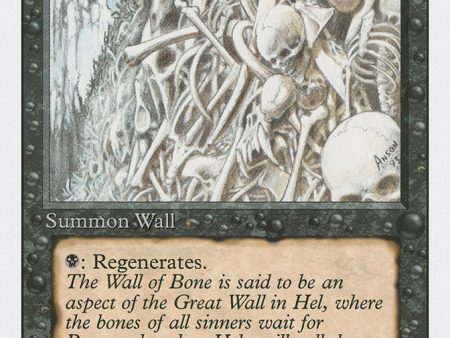 Wall of Bone [Revised Edition] Cheap