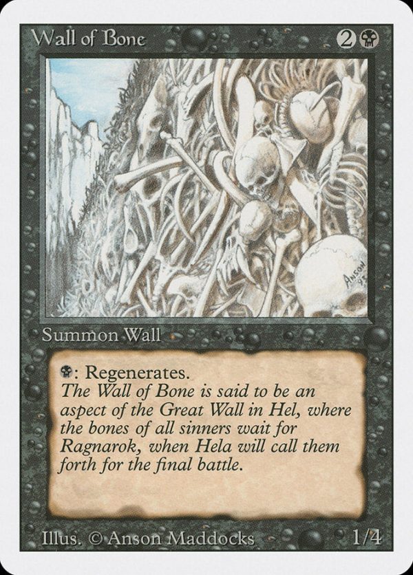 Wall of Bone [Revised Edition] Cheap