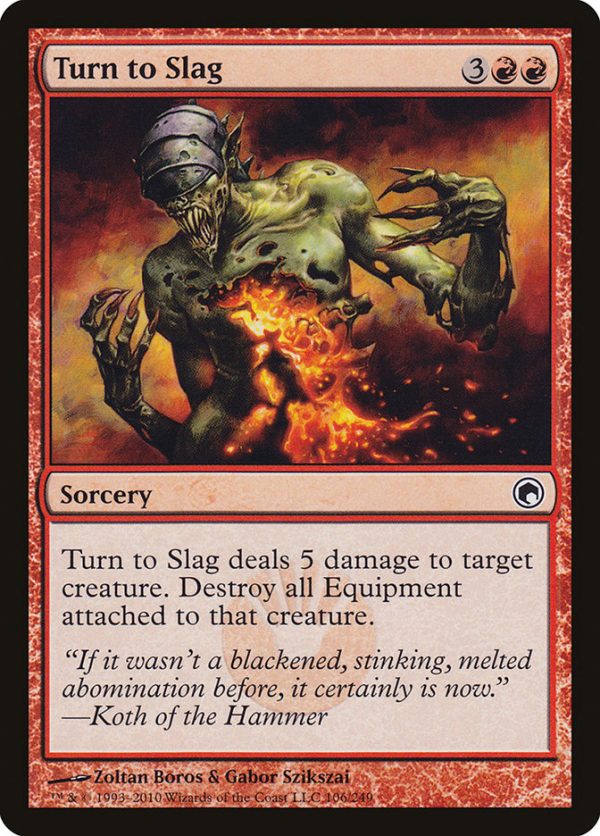 Turn to Slag [Scars of Mirrodin] Discount