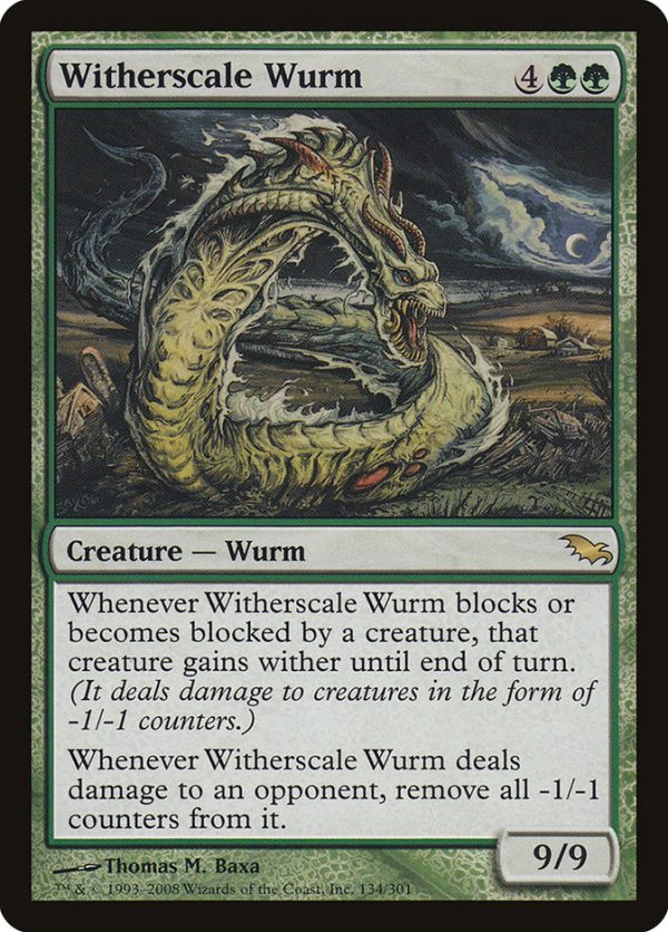 Witherscale Wurm [Shadowmoor] Online Sale