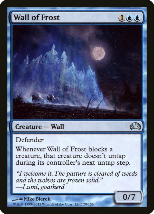 Wall of Frost [Planechase 2012] Online Hot Sale