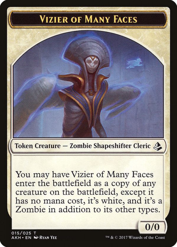 Vizier of Many Faces Token [Amonkhet Tokens] Online