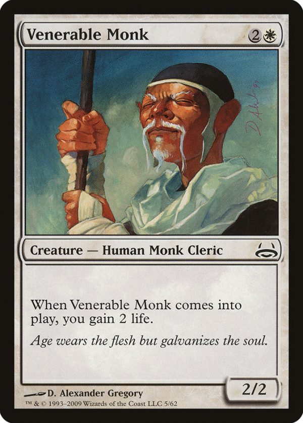 Venerable Monk [Duel Decks: Divine vs. Demonic] Sale