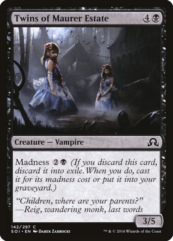 Twins of Maurer Estate [Shadows over Innistrad] Supply