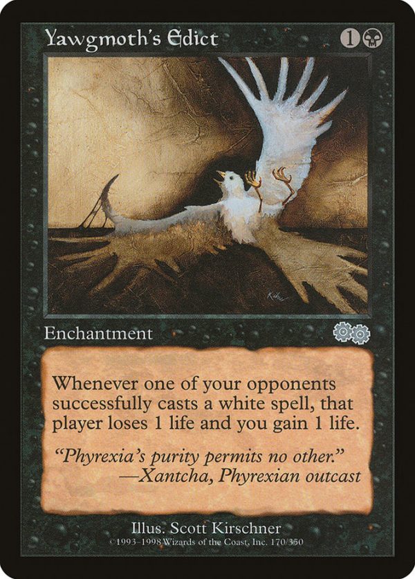 Yawgmoth s Edict [Urza s Saga] Cheap